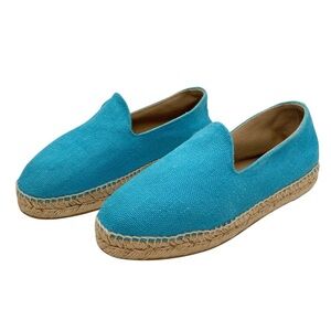 Stubbs and Wootton Gatsby Espadrille Loafer slides woven resort cruise summer 37